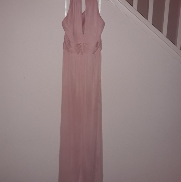 Long flowing rose prom/bridesmaid dress - Picture 3 of 6